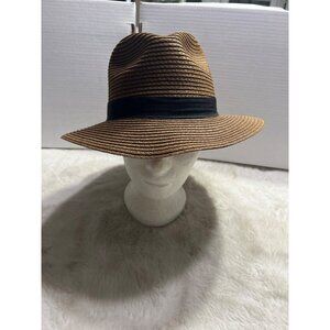 Brown Wide-Brim Fedora Hat By The Hatter Company